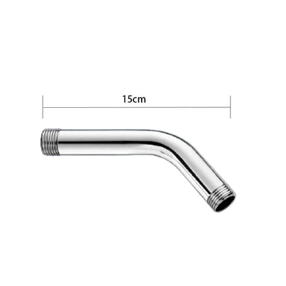 Stainless Steel Shower Head Extension Arm Wall Mounted Tube Rainfall Shower Head Arm for Bathroom Home Accessories 15cm CHINA