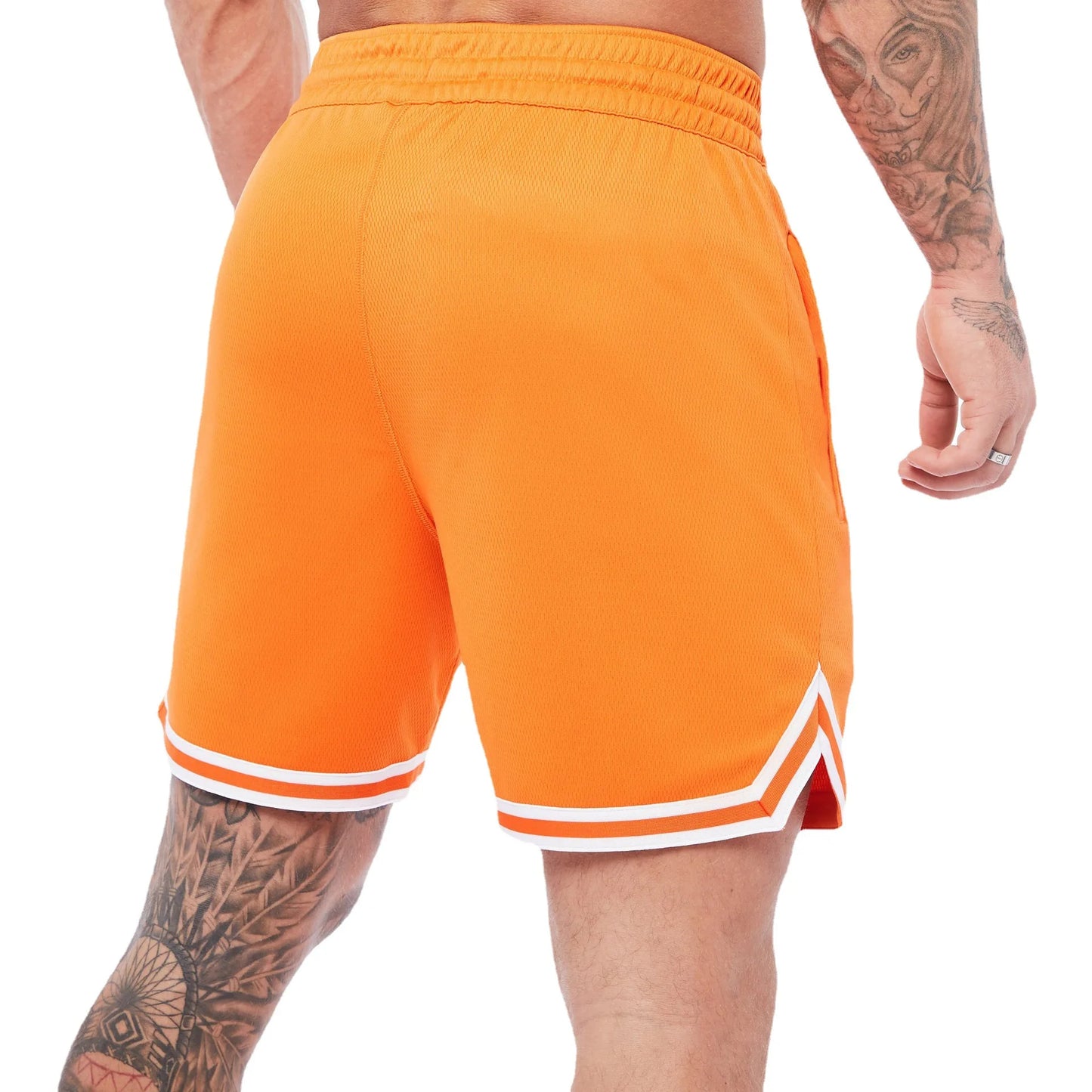 Men Shorts Breathable Mesh Knee Length Jogger Basketball Casual Workout Shorts for Men Short Pants