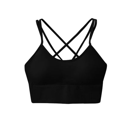 Lovely Push Up Sports Bra Workout Yoga Bra Tops Gym Fitness Running Brassiere Women Active Wear Workout Fitness Top