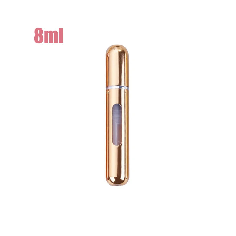 5ml 8ml Bottom Charge Perfume Refillable Bottle Spray Sub-Bottling Dispenser Mini Portable Empty Liquid Container Travel 8ml 2