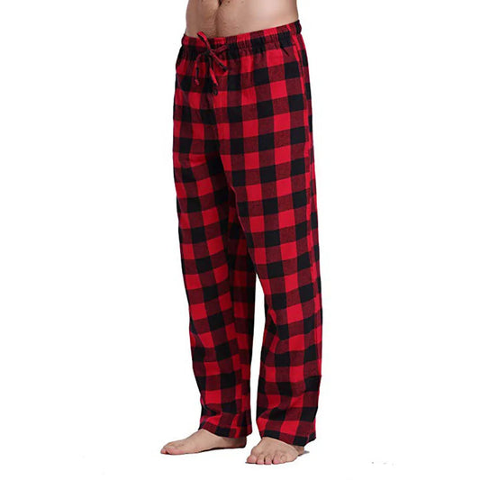 Christmas Casual Pants Fashion Men'S Bottoms Plaid Trousers Loose Navidad Joggers Home Sport  Pajama Xmas Gift Pantalones