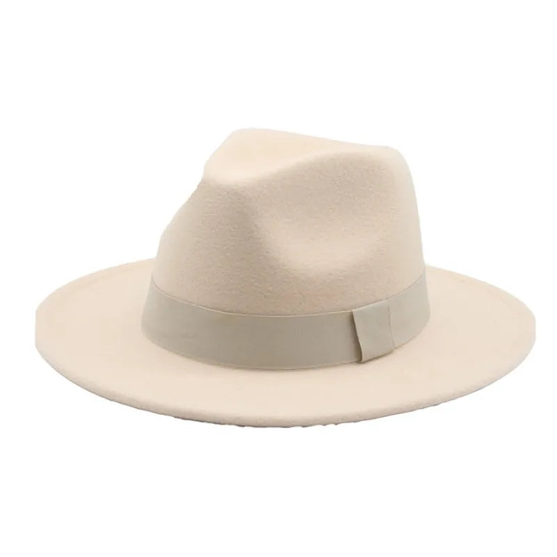 Hats for Women Fedora Women's Hat Men Classic Panama Formal Dress Church Wedding Decorate Women Winter Hat Sombreros De Mujer