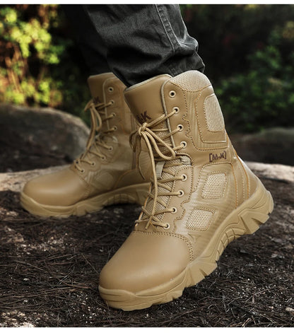 Men Boots Waterproof Safety Shoes Security Steel Toe Cap Men's Boots Working Steel Toe Anti-Smashing Men's Work Boots Size 47