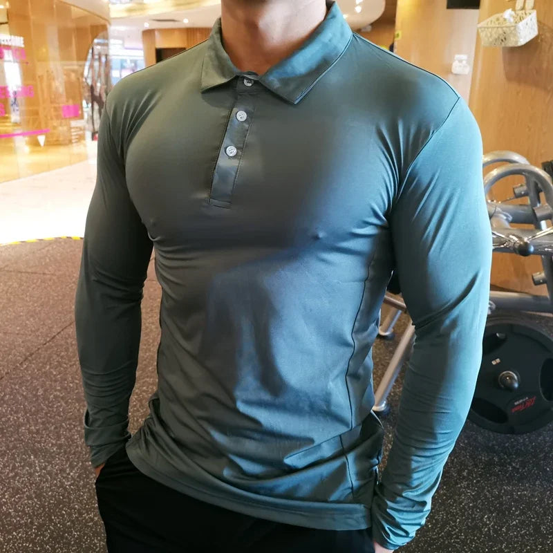 Men Compression Sport T-Shirt Long Sleeve Top Gym Running Clothing Fitness Tight Sportswear Hiking Rashgard Sweatshirt Plus Size