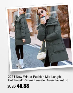 Women Jacket 2024 New Autumn Winter Parkas Female Light Thin Down Cotton Coat Femme Casual Short Warm Basic Outerwear Ladies Top