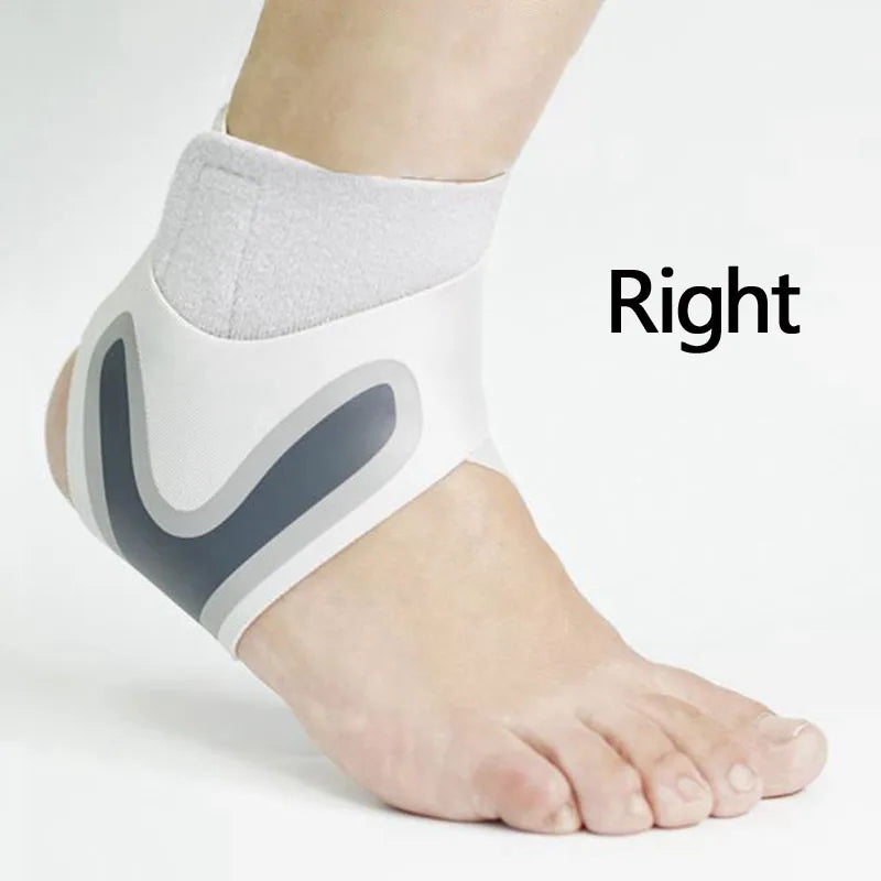 Sport Ankle Support Brace Elastic High Protect Guard Band Safety Running Basketball Fitness Foot Heel Wrap Bandage# Right