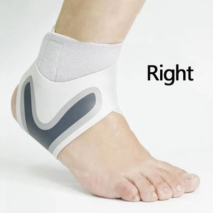 Sport Ankle Support Brace Elastic High Protect Guard Band Safety Running Basketball Fitness Foot Heel Wrap Bandage# Right