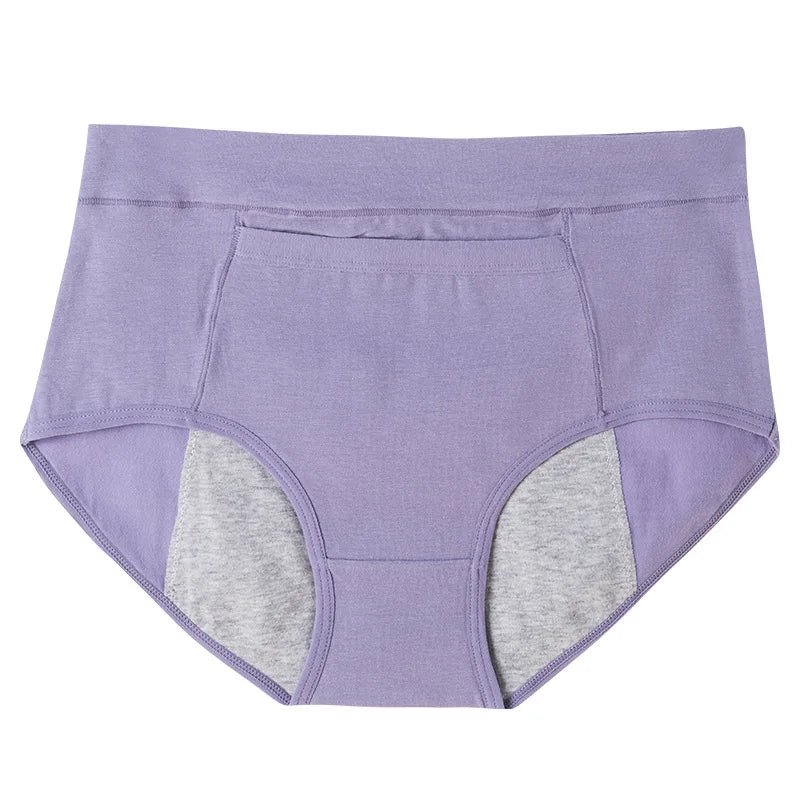 Women's Physiological Underwear Cotton Antibacterial Menstrual Panties Women's