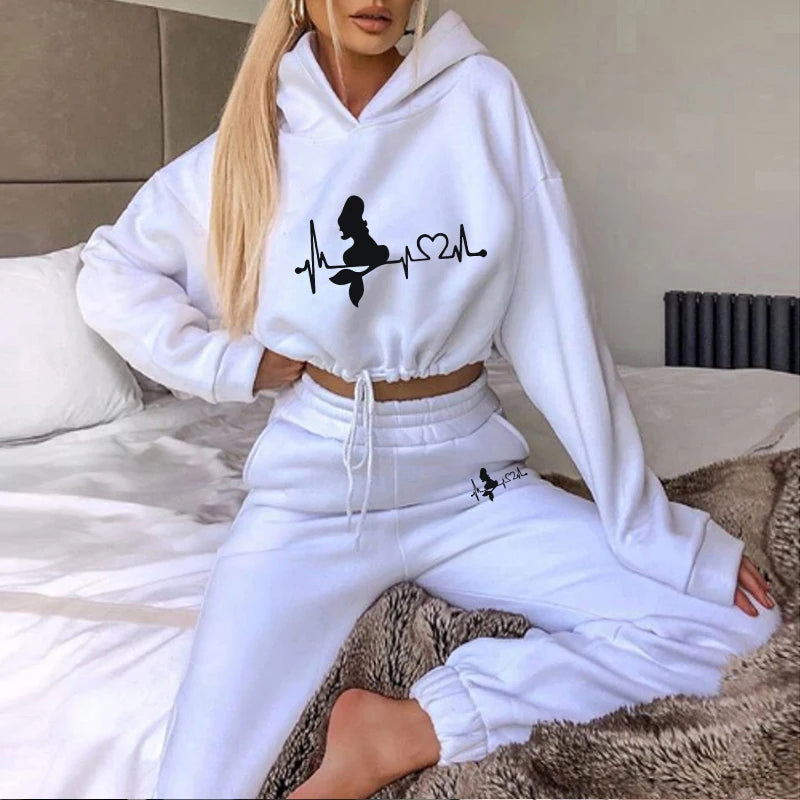 Sets for Women 2 Pieces Drawstring Women's Tracksuit 2024 Jogging Short Style Set Hoodie Casual Comfortable Hot Sales Daily Suit