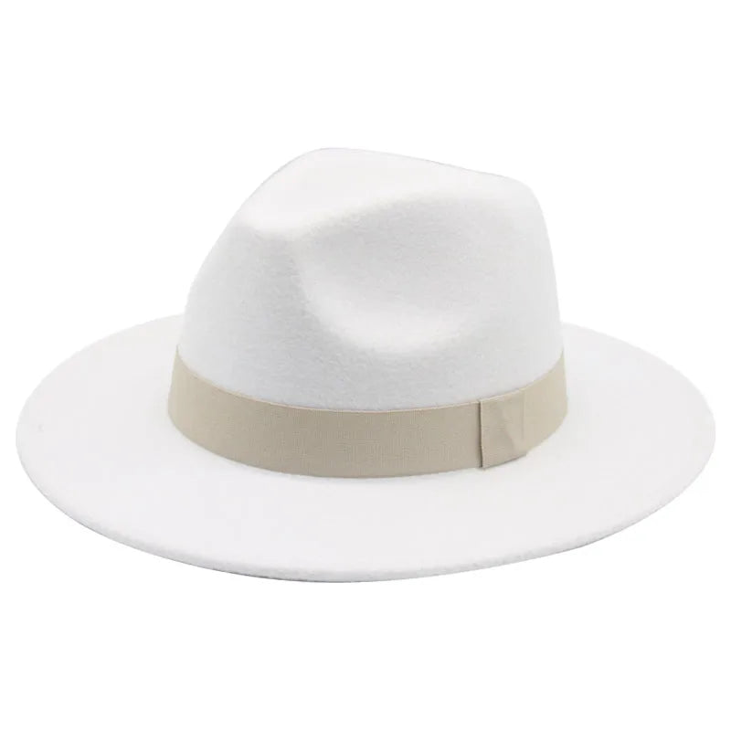 Hats for Women Fedora Women's Hat Men Classic Panama Formal Dress Church Wedding Decorate Women Winter Hat Sombreros De Mujer