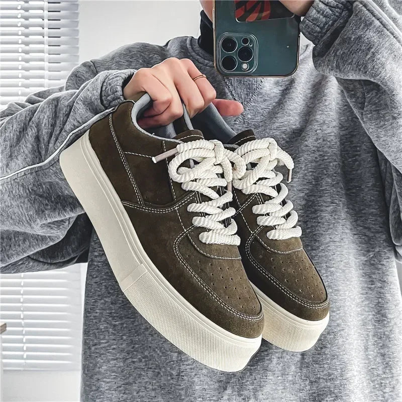 2024 Men Sneakers Fashion Fall New Canvas Shoes Classic Breathable Canvas Casual Shoes Pattern Lace Up Vulcanized Shoes For Men