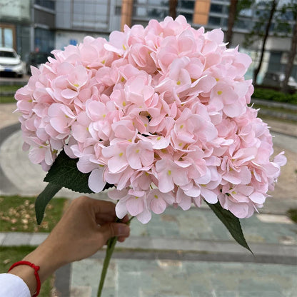 Hydrangea Artificial Flower Decoration Wedding Home Christmas Party Decoration White Flower