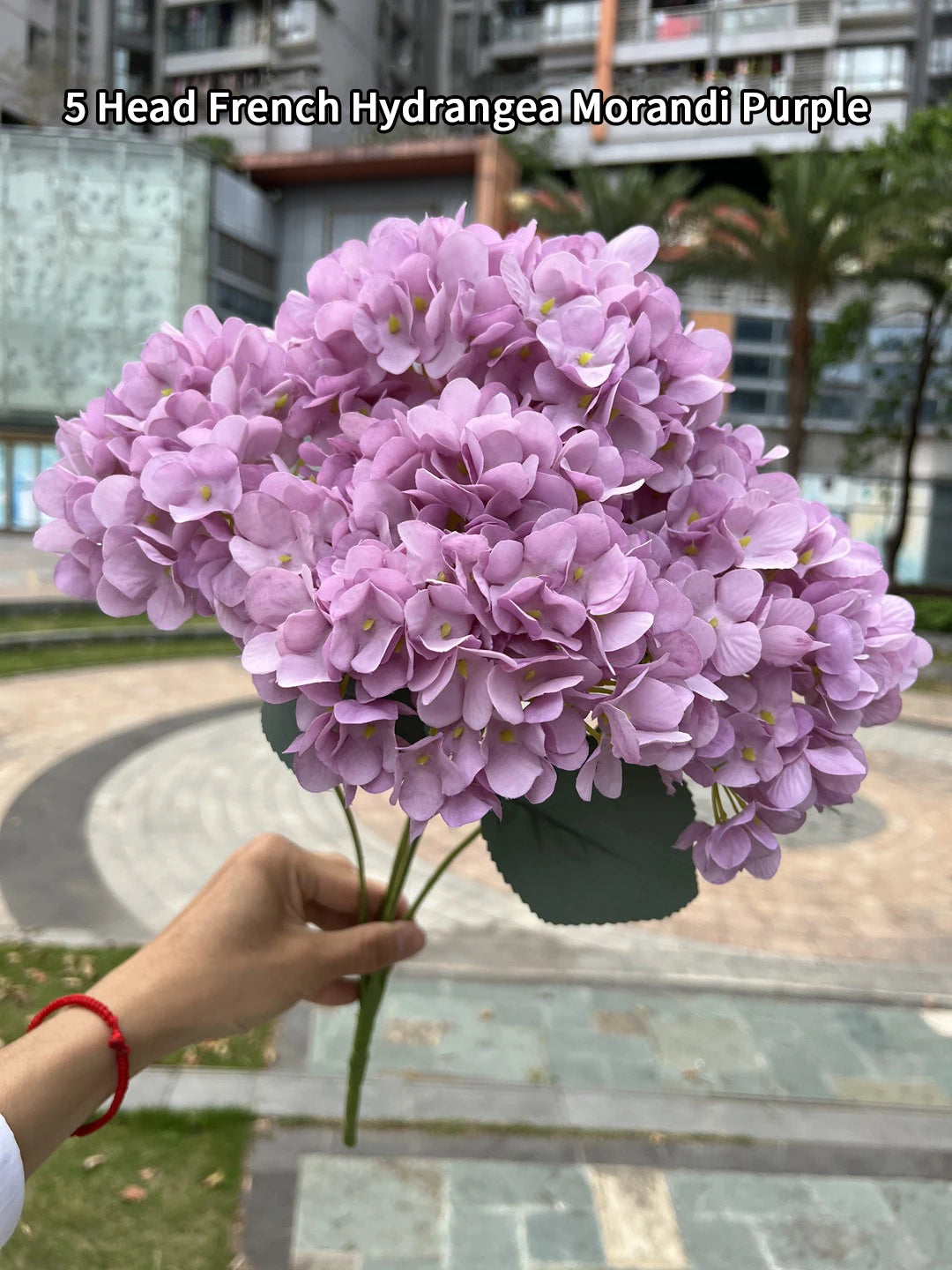 Hydrangea Artificial Flower Decoration Wedding Home Christmas Party Decoration White Flower Morandi Purple