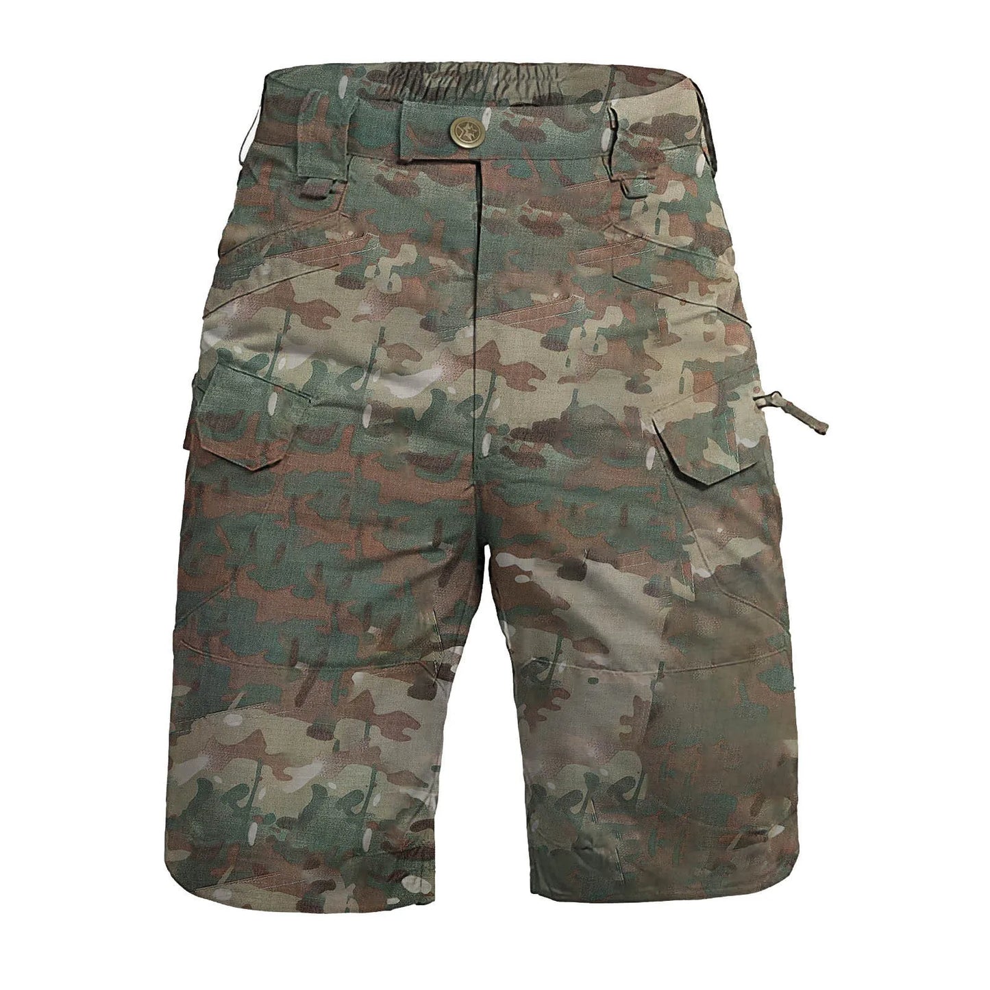 Fashion Men's Military Cargo Shorts Casual Camouflage Printed Loose Multi-Pocket Outdoor Jogging Shorts Trousers Bermuda