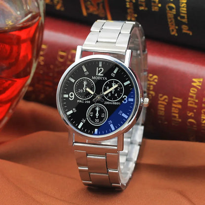 Fashion Men Watches for Man Wristwatches Watches for Men Stainless Steel Quartz Watch 2024 Fashion Mens Watches Luxury Reloj black