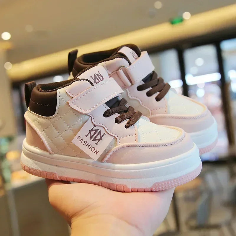 New 2024 Fashion Kids Sneakers Boys Girls Casual Shoes Non-slip Sport Footwear Wear-resistant Outdoor Shoes Kids Toddler Shoes Pink