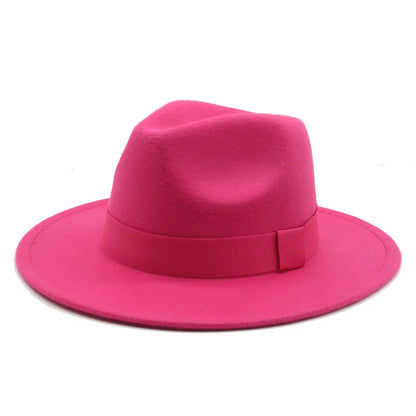 Hats for Women Fedora Women's Hat Men Classic Panama Formal Dress Church Wedding Decorate Women Winter Hat Sombreros De Mujer