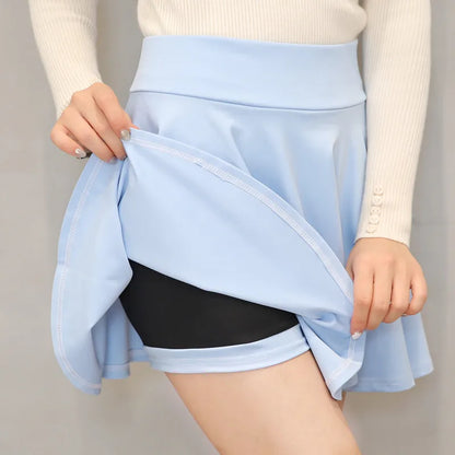 Women's Basic Skirt Summer Shorts Skirt Fashion Versatile School Pleated Casual Mini Skater Plus Size 4XL Fluffy Flared Skirt