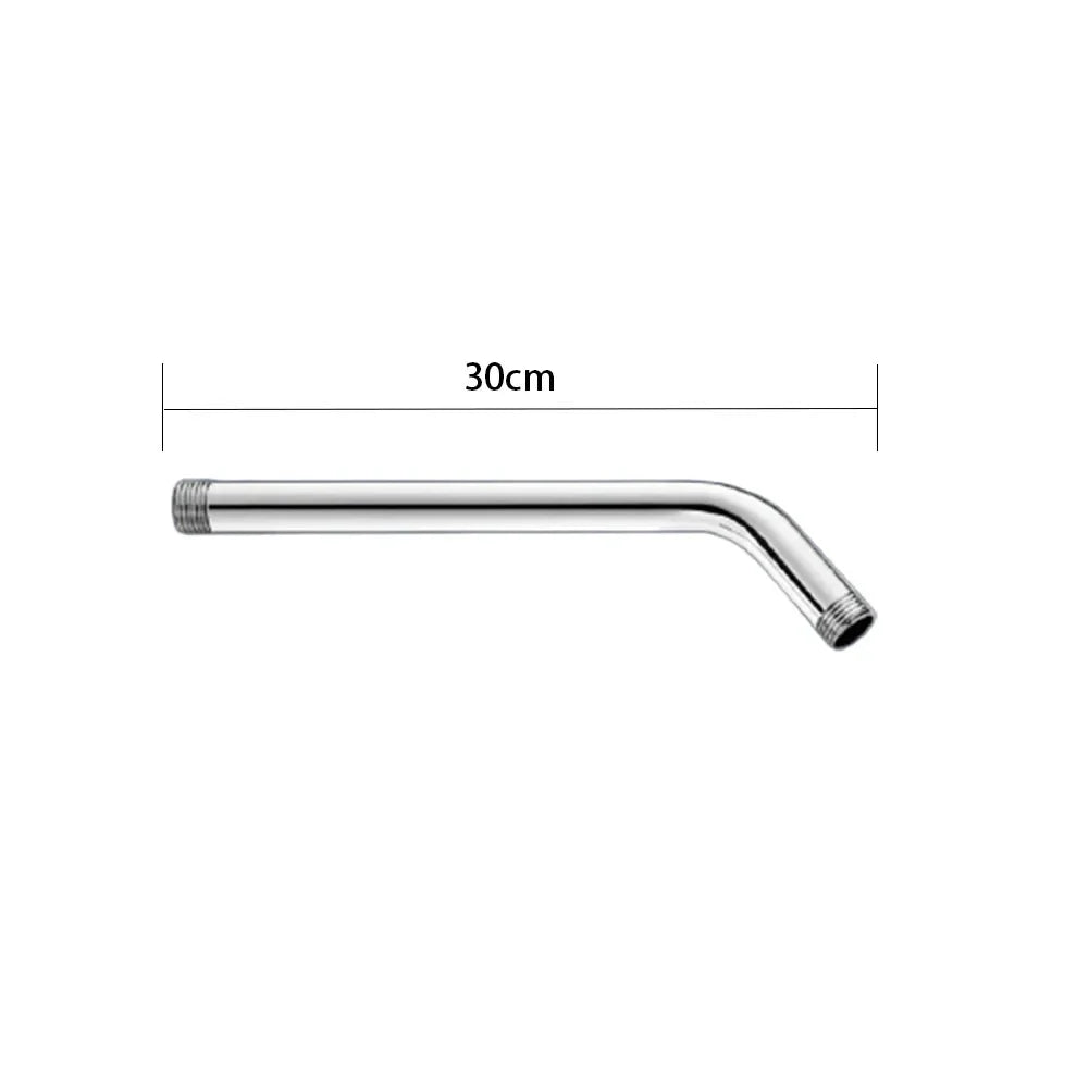 Stainless Steel Shower Head Extension Arm Wall Mounted Tube Rainfall Shower Head Arm for Bathroom Home Accessories 30cm CHINA