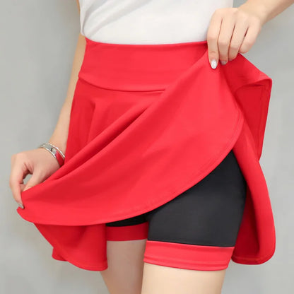 Women's Basic Skirt Summer Shorts Skirt Fashion Versatile School Pleated Casual Mini Skater Plus Size 4XL Fluffy Flared Skirt