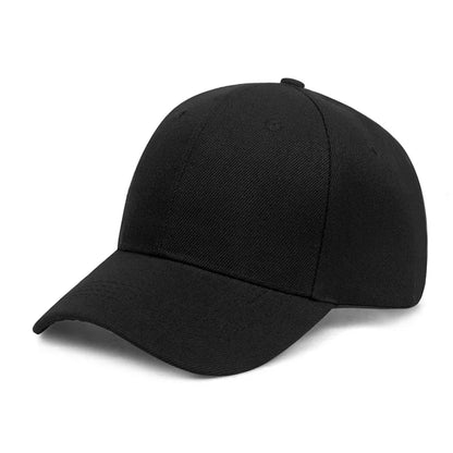 Solid Baseball Cap Cheap Women Men Summer Autumn Spring Sun Visor Hats Yellow Caps Black 56-60cm