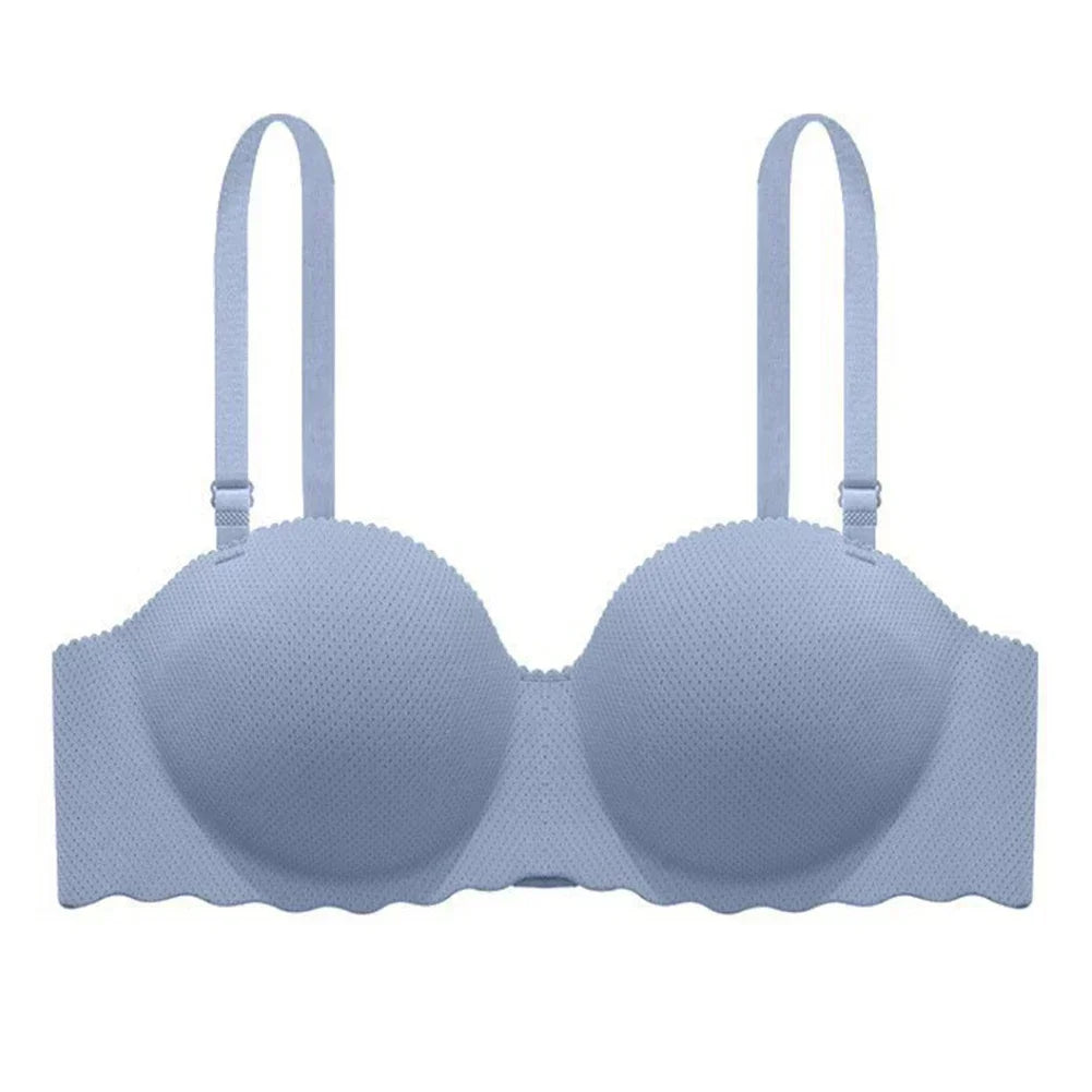 Sexy Bras Push Up Seamless Underwear For Women Solid Color Wireless Lingerie Gather Convertible Straps Brassiere