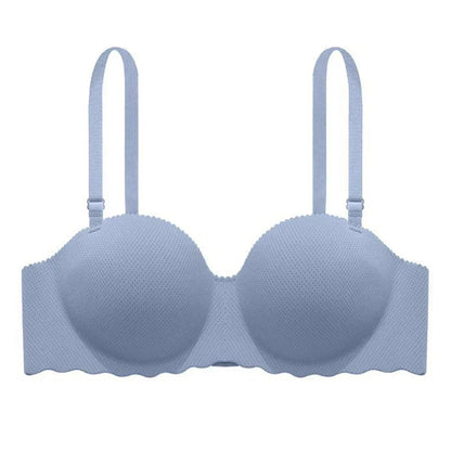 Sexy Bras Push Up Seamless Underwear For Women Solid Color Wireless Lingerie Gather Convertible Straps Brassiere