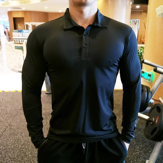 Men Compression Sport T-Shirt Long Sleeve Top Gym Running Clothing Fitness Tight Sportswear Hiking Rashgard Sweatshirt Plus Size