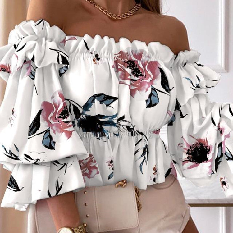 Lovely Women's Long Sexy Sleeve Blouse