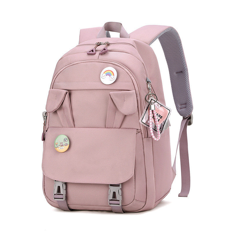 Rabbit Ears Large Capacity Junior High School Student Backpack