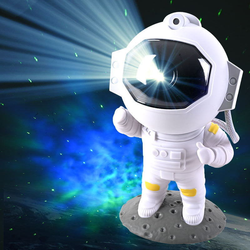 Galaxy Star Projector Starry Sky Night Light Astronaut Lamp Home Room Bedroom