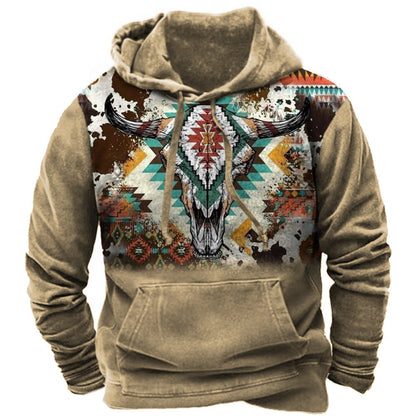 Cute Men's Urban 3D Digital Printing Sweater Male