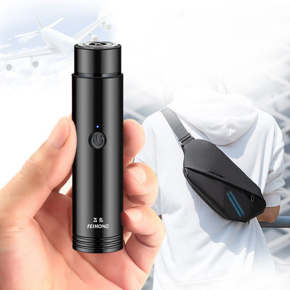 Mini Electric Shaver Portable Car Rechargeable Shaver Men