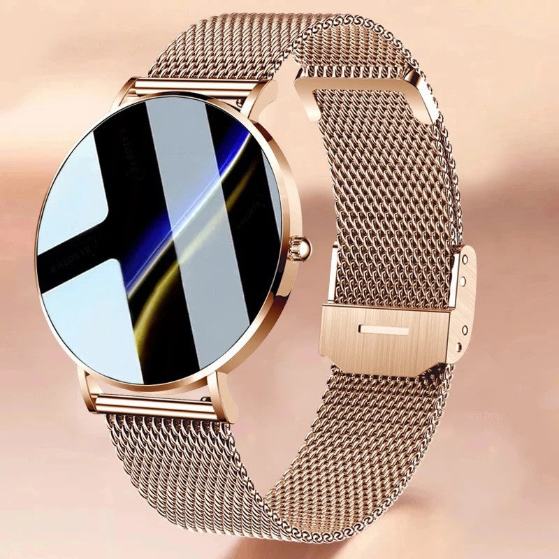 Lovely Women's New Ultra-thin Smart Wrist Watch 1.36 Inch Screen