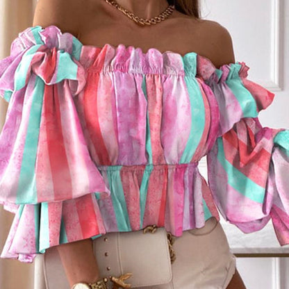 Lovely Women's Long Sexy Sleeve Blouse