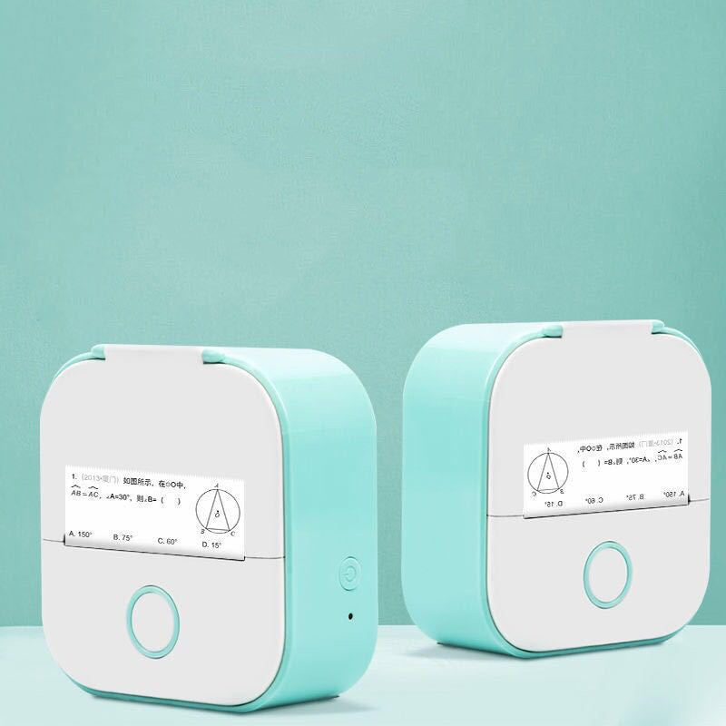 Portable Mini Thermal Label Printer Home Photo Printer Bluetooth