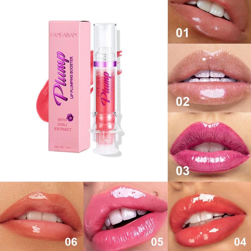 New Tube Color Slightly Spicy Lip Honey Lip Glass Mirror Face Lipstick